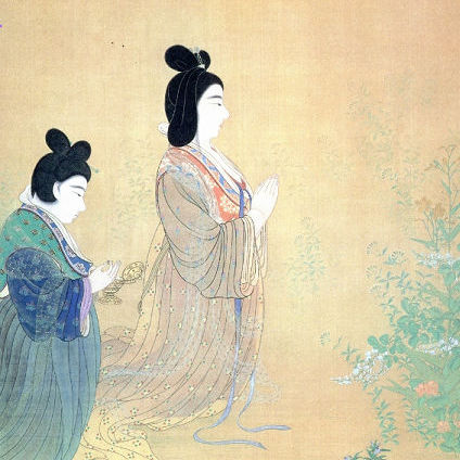下村観山、【美人観桜】、希少画集画より、状態良好、新品高級額装付 27f3971f62e4b38114c4dbfbdc771b