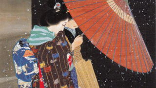 【真作】絵画　池田淑人　油彩SM　月と地の哀情　詩情漂う女性像　箱入　W191 真作】絵画 池田淑人 油彩SM 月と地の哀情 詩情漂う女性像 箱入
