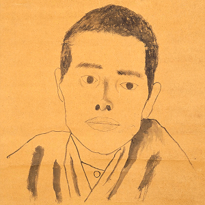 福田三恵子 したし 版画作品 「赤い靴」
