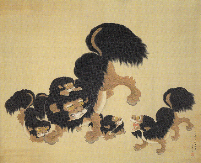 吉村孝敬「唐獅子図」プライスコレクション