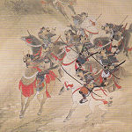 【模写】【一灯】t5201〈梶野玄山〉孔雀図 石川の人 皇室献上画家 ひめうさぎ♪男物◇アンサンブル◇紬◇渋いグリーン系◇正絹◇美