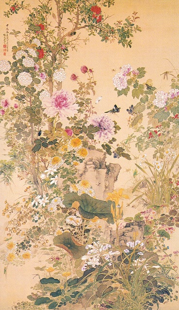 【模写】【伝来】n4046〈山本梅逸〉花鳥図 南画家 江戸時代 名古屋の人 2025年最新山本梅逸の日本画を探す - Yahoo!オークション