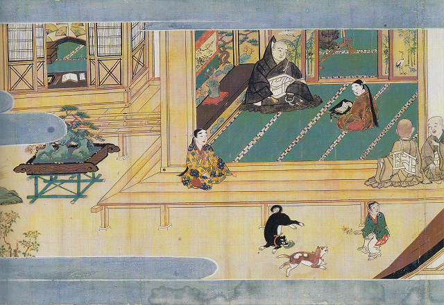 掃部助久信「慕帰絵」第1巻第3段(部分)重文 京都・西本願寺蔵