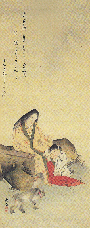 渡辺南岳「俊蔭ノ女図」洛東遺芳館蔵