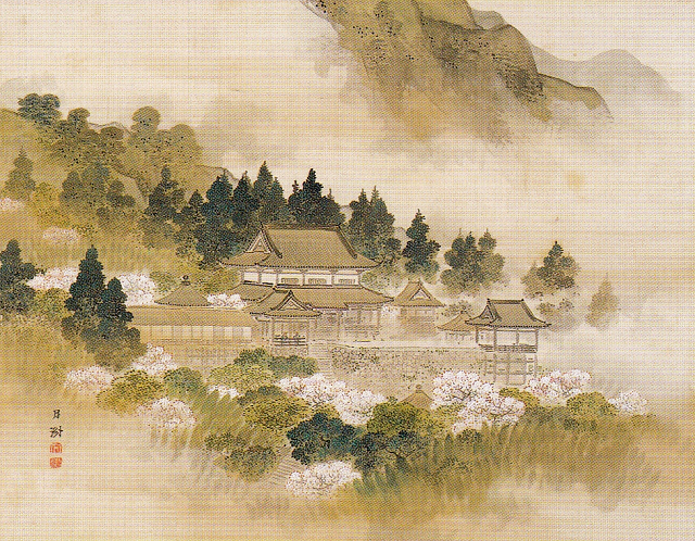 羽田月洲「三井春暁図」