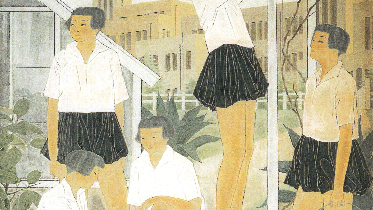 Kiyoshi Tanaka 水墨画 街の風景