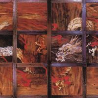 群馬県内外43カ所の寺院に天井画を描いた林青山