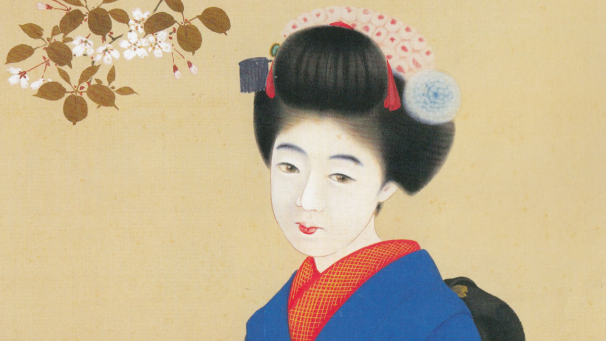 文展を離れて日本自由画壇の結成に参加し、女性像を中心に自由な