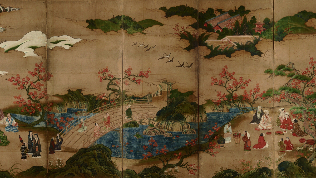 桃山期に流行する近世初期風俗画の先駆者・狩野秀頼 - UAG美術家研究所