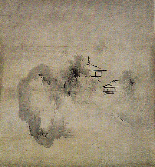 海北友松「山水図」（全８幅の内）重文　京都・建仁寺（京都国立博物館寄託）