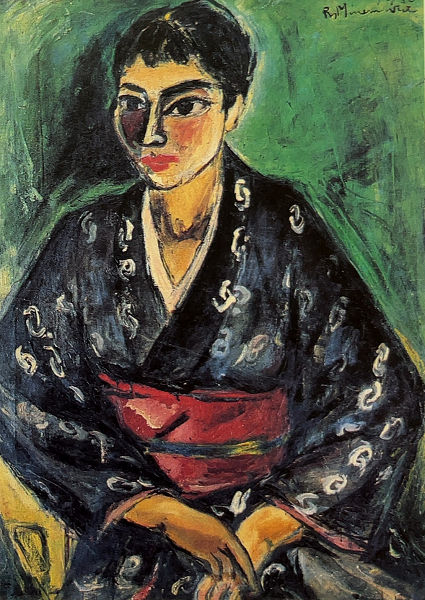 女性洋画家の草分けの一人として活躍した峰村リツ子 - ＵＡＧ美術家研究所
