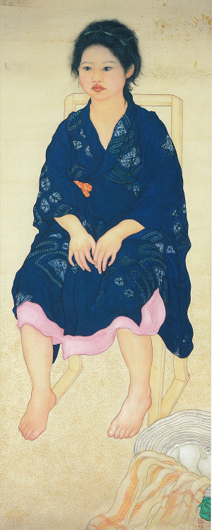 鳥居道枝「少女像」
