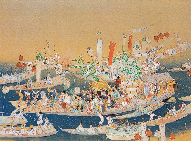 生田花朝女「浪速天神祭」