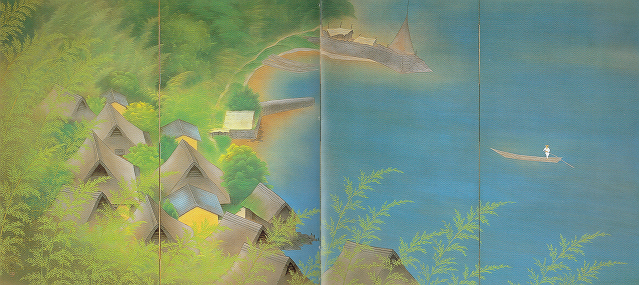 小林柯白「湖畔初夏」京都国立近代美術館蔵