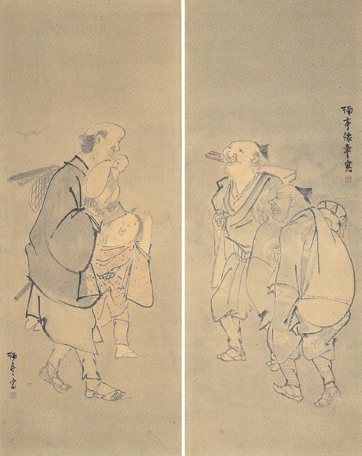 応挙に学び和様の人物画を得意とした西村楠亭 - UAG美術家研究所