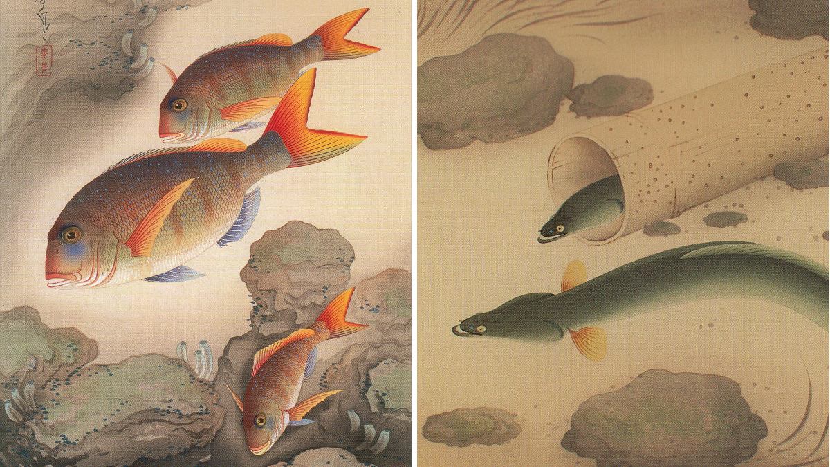 潜水艦に乗り込み魚類の生態を観察した大野麦風 - ＵＡＧ美術家研究所