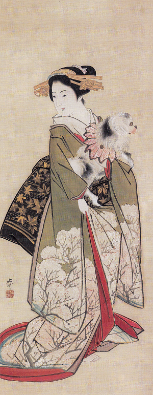 三畠上龍「立美人図」大阪市立美術館蔵