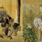 初期の東京美術学校で学んだ新潟出身の日本画家、佐々木林風・西方春叢・桐谷洗鱗