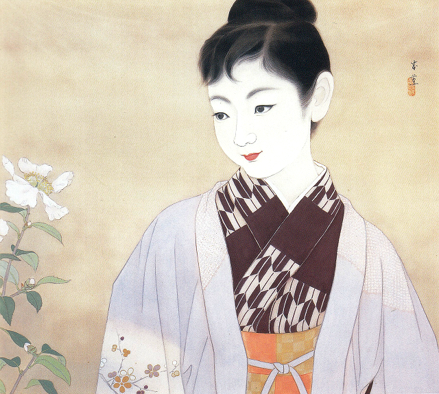 岡本成薫「山茶花」