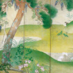 松岡映丘らの新興大和絵に共感し、古典に取材した作品を多く発表した吉田秋光