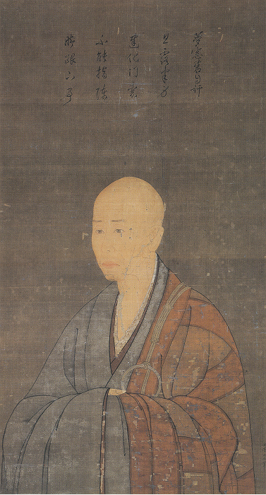 無等周位「夢窓疎石像」重文　京都・天龍寺妙智院蔵