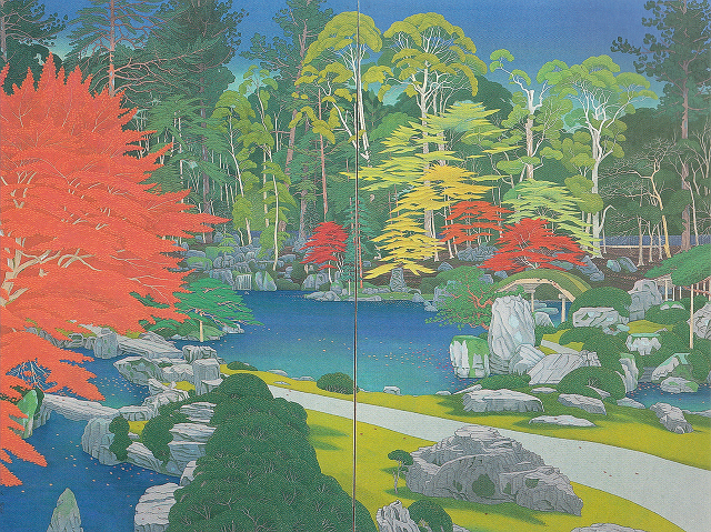 吹田草牧「醍醐寺泉庭」