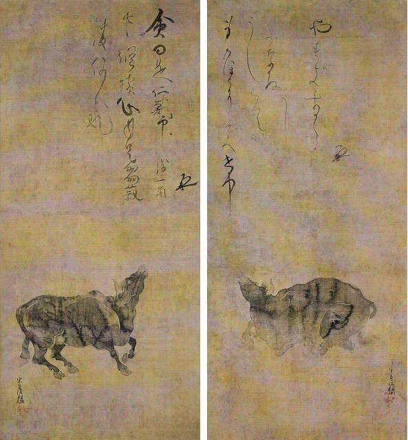 俵屋宗達「牛図」京都・頂妙寺