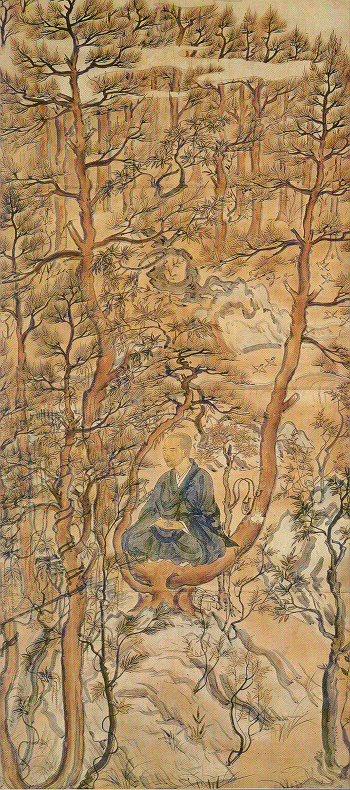 伝成忍「明恵上人像」国宝 京都・高山寺蔵